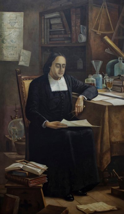 Portrait of Father Bartolomeu de Gusmao by Benedito Calixto